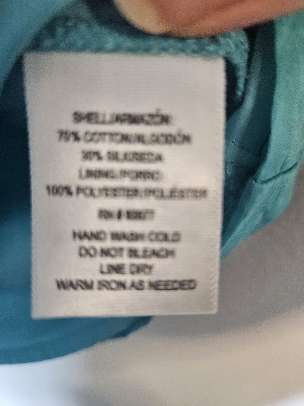 A.N.A Turquoise Ruffle V-Neck Women's Top - Picture 10 of 16